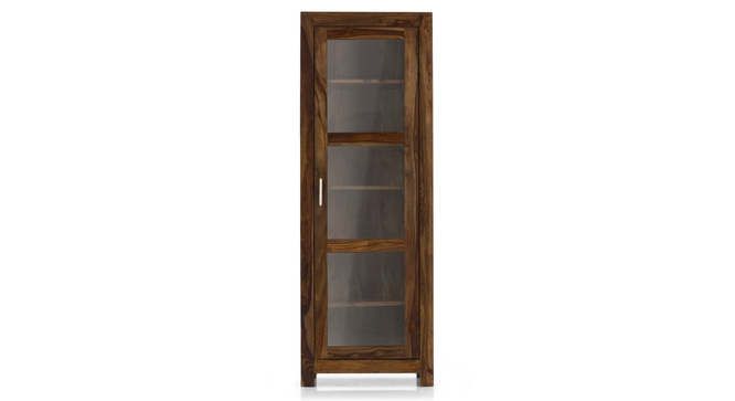 Murango Single-Door Display Cabinet(Teak)